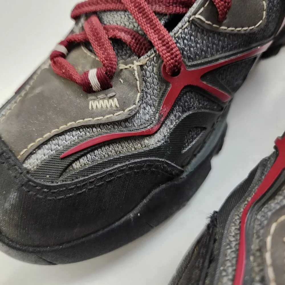 MERRELL Shoes TURBULENCE Womens Size 8 Gray Red Trail Hiking Performance Outdoor